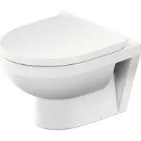 Duravit No.1 WC suspendu Compact, rimless, 365x480mm, sortie horizontale, 2575090000, 2575090000