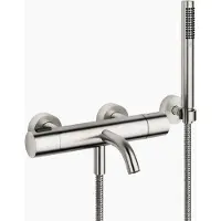 Dornbracht META Mitigeur monocommandé pour bain, pour montage mural, avec flexible de douche, saillie 210mm, 34234979-06, 34234979-06