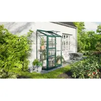 Pergart Serra addossata Vitavia "Ida" 900 verde smeraldo 0,9 m² Vetro di sicurezza temperato da 3 mm