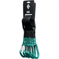 Black Diamond - Set da 6 rinvii per l&amp;#x27;arrampicata - Hotforge Hybrid Quickpack 12 Cm Clean Green - Verde