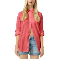 QS -qs Blouses Coralred Taglia: 40 | Maglie a manica lunga Outlet | Donna | Arancia