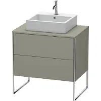 Duravit XSquare Meuble sous-vasque sur console au sol, 2 tiroirs, 800x778x548mm, XS492009292, XS492009292