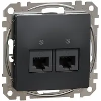 Schneider Electric Presa dati SEDNA SDD114452 2xRJ45 cat. 5e UTP antracite