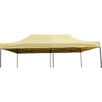 Grasekamp Gazebo pieghevole con tetto di ricambio Premium Line 3x6m Beige