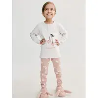 Liewood Kid's Wilhelm Printed Pyjamas Set Pigiama Bambini (86/92, beige)
