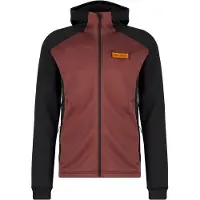 Ajungilak Stretch Hooded ML Jacket Giacca in pile Uomo (XXL, rosso/nero)
