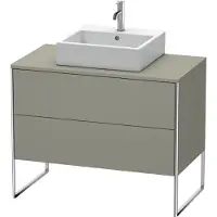 Duravit XSquare Meuble sous-vasque sur console au sol, 2 tiroirs, 1000x778x548mm, XS492109292, XS492109292