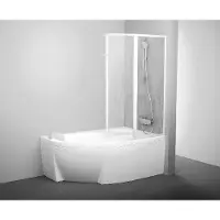 Ravak Schermo per vasca da bagno ROSA VSK2 160 P a due pezzi