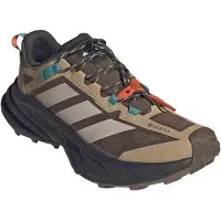 Adidas - Scarpe escursionismo in GORE-TEX - Terrex Free Hiker SL GTX M Earth Strata/Beige/Pure Teal per Uomo - Taglia 9 UK - Marrone
