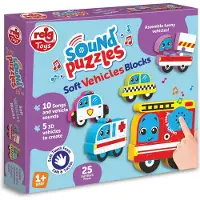 Claudio Reig Puzzle Sonori Veicoli Morbidi Blocchi Gioco Da Tavolo