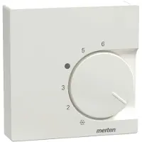 Merten 534719 Copripiastra centrale per termoregolatore System M bianco polare