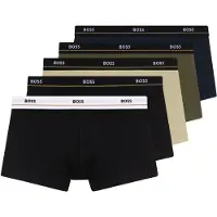 BOSS per uomo. 50531660 Set 5 Boxer 5P Essential multicolore (XL), Homewear, Cotone