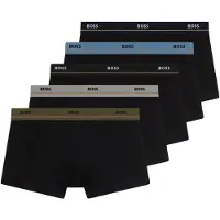 BOSS per uomo. 50531660 Set 5 Boxer 5P Essential nero (S), Homewear, Cotone