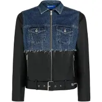 Karl lagerfeld JEANS Giacca di mezza stagione blu denim / nero