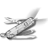 Victorinox Signature Lite, coltellino svizzero, argento trasparente