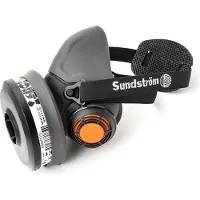 Sundström Semimaschera SR 900, massimo standard, qualità professionale, massima protezione, facile inspirazione ed espirazione, perfetta vestibilità -M