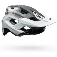 FOX Speedframe Pro Sense Casco per bici (L - 59-63 cm, grigio/bianco)