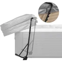 Sweiko Sollevatore di copertura, Sollevatore di copertura per spa, Altezza 80-105 cm, Regolabile, Si installa su entrambi i lati sotto la vasca, Adatto per vasche da bagno rettangolari, Spa