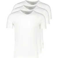Tommy Hilfiger 3-pack Stretch V-neck Tee White Taglia: S | Magliette basic Outlet | Uomo | Bianco
