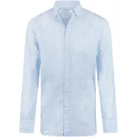 Mcgregor Cotton/linnen Stripe Shirts Light Blue Taglia: S | Camicie Casual Outlet | Uomo | Blu