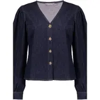 Geisha Blouse Denim Dark Blue Denim Taglia: XL | Maglie a manica lunga Outlet | Donna | Blu