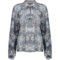 Geisha Blouse Blue/silver Taglia: L | Maglie a manica lunga Outlet | Donna | Blu