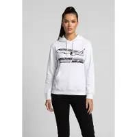 Moschino Airlines Organic Cotton Sweatshirt White Taglia: 44 | Felpe con cappuccio Outlet | Donna | Bianco