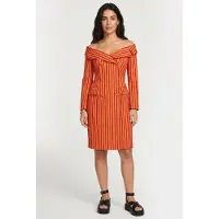 Moschino Orange Dress Orange Taglia: 42 | Abiti Midi Outlet | Donna | Arancione