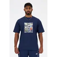 New Balance Hoops Graphic T-shirt Nbnavy Taglia: XL | T-shirt stampate Outlet | Uomo | Blu