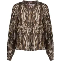 Geisha Top Animal Camel/black Taglia: S | Maglie a manica lunga Outlet | Donna | Marrone
