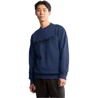Timberland Embroidered Logo Crew Neck Sweatshirt Dark Sapphire Taglia: XL | Maglioni a maglia Outlet | Uomo | Blu