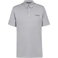 Columbia Nelson Point Polo Maglia polo Uomo (S - Regular 27'', grigio)