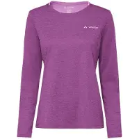 Vaude Women's Essential L/S T-Shirt Maglia funzionale Donna (38, lilla)