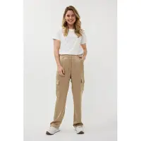 Esqualo Trousers Cargo Satin Gold Taglia: 36 | Pantaloni da completo Outlet | Donna | Giallo