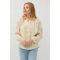 Esqualo Blouse Gathering Changeant Champagne Taglia: 46 | Maglie a manica lunga Outlet | Donna | Bianco