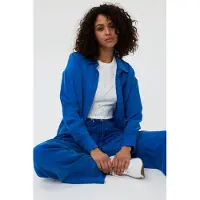 Esqualo Blouse Oversized Cupro Blue Taglia: 40 | Magliette intime Outlet | Donna | Blu