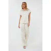 Esqualo Trousers Sequins Off White Taglia: 34 | Pantaloni Outlet | Donna | Bianco