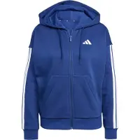 Adidas Giacca di felpa sportiva 'Essentials' blu scuro / bianco