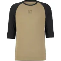 Stoic PerformanceMerino LofsdalenSt. MTB 3/4 Shirt Maglietta da ciclismo Uomo (XL, beige)