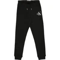 Calvin Klein Jeans Pantaloni 'CK Monologo' nero / bianco