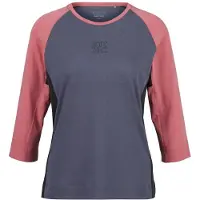 Stoic Women's PerformanceMerino LofsdalenSt. MTB 3/4 Tee Maglietta da ciclismo Donna (L, blu)
