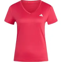 Adidas Women's Workout Essentials V-Neck T-Shirt Maglia funzionale Donna (S, rosso)