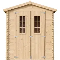 Timbela M367C casetta da giardino in legno - L196xL136xH218 cm/ 1,98 m2