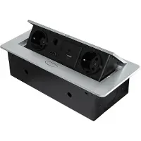 Emuca Atom 26 Multiconetor da tavolo Mmm 225x111 Taglia unica