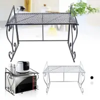 OEM Piastra per microonde da cucina, robusta, 55x36x43 cm, acciaio nero