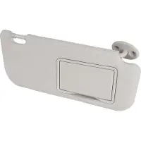 OEM Aletta parasole con specchietto per il trucco per lato guidatore sinistro - Grigio - Compatibile con comando dal lato sinistro - Grigio - Per lato guidatore - Compatibile con Levin 14-19.