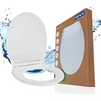 Wenko Premium sedile per WC Kos bianco Sedile per WC con chiusura ammortizzata WC ospite in termoplastica