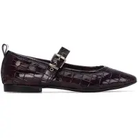Carmela per donna. 16256204-BURDEOS Ballerine in pelle 162562 granata (41), 1 a 3 cm, Fibbia, Casual, Classico, Pelle verniciata