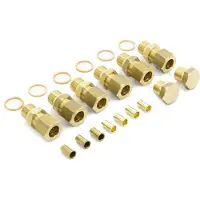 VETUS Ktc3008 Kit di montaggio valvola antiriflusso 30/140 M Golden 8 mm Golden 8 mm