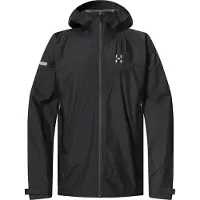 Haglöfs L.I.M Airak 2,5L Jacket Giacca antipioggia Uomo (L, nero)